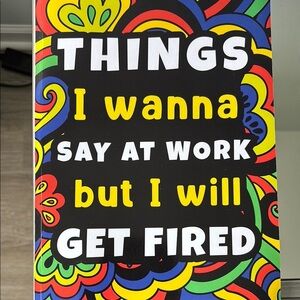 💐 Funny Adult Coloring Book – Things You Can’t Say at Work – Gag Gift